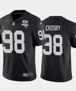 Maxx Crosby Las Vegas Raiders Nike 2020 Inaugural Season Vapor Limited Stitched Jersey - Black