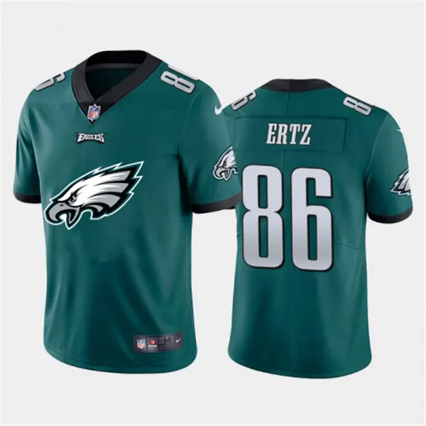 Zach Ertz Philadelphia Eagles Nike 2020 Team Big Logo Limited Stitched Jersey - Kelly Green