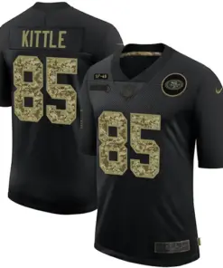 George Kittle San Francisco 49ers Nike 2020 Salute to Service Limited Stitched Jersey - Black