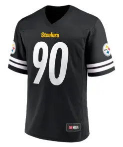 T.J. Watt Pittsburgh Steelers Fanatics Replica Player Jersey - Black - Image 3