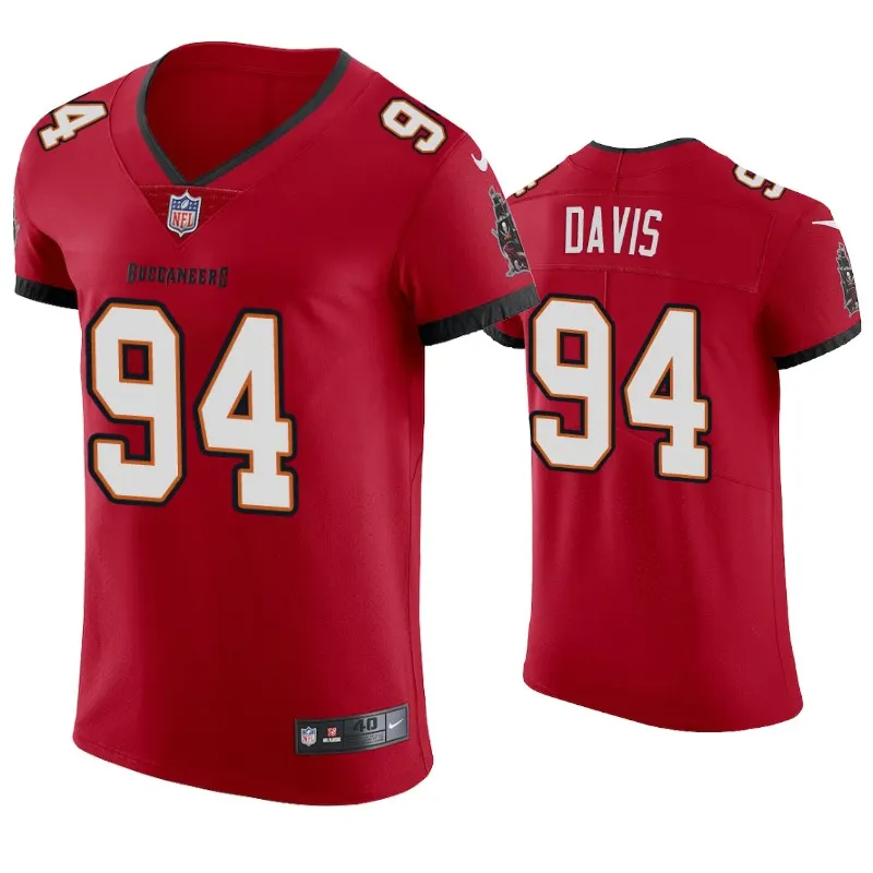 Khalil Davis Tampa Bay Buccaneers Nike Vapor Elite Jersey - Red