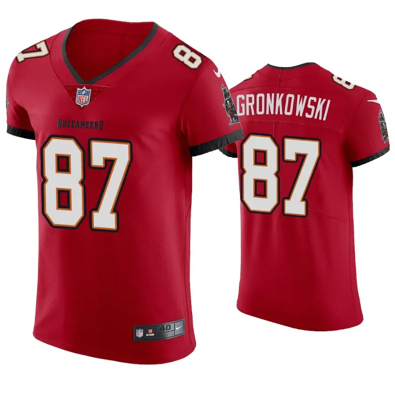 Rob Gronkowski Tampa Bay Buccaneers Nike Vapor Elite Jersey - Red