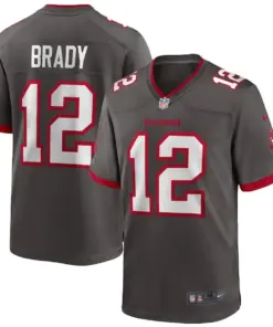 Tom Brady Tampa Bay Buccaneers Nike Alternate Game Jersey - Anthracite