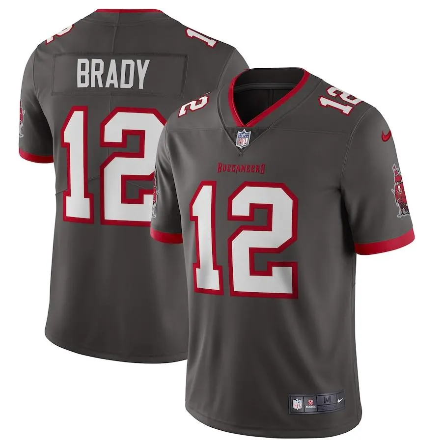 Tom Brady Tampa Bay Buccaneers Nike Alternate Vapor Limited Jersey - Anthracite