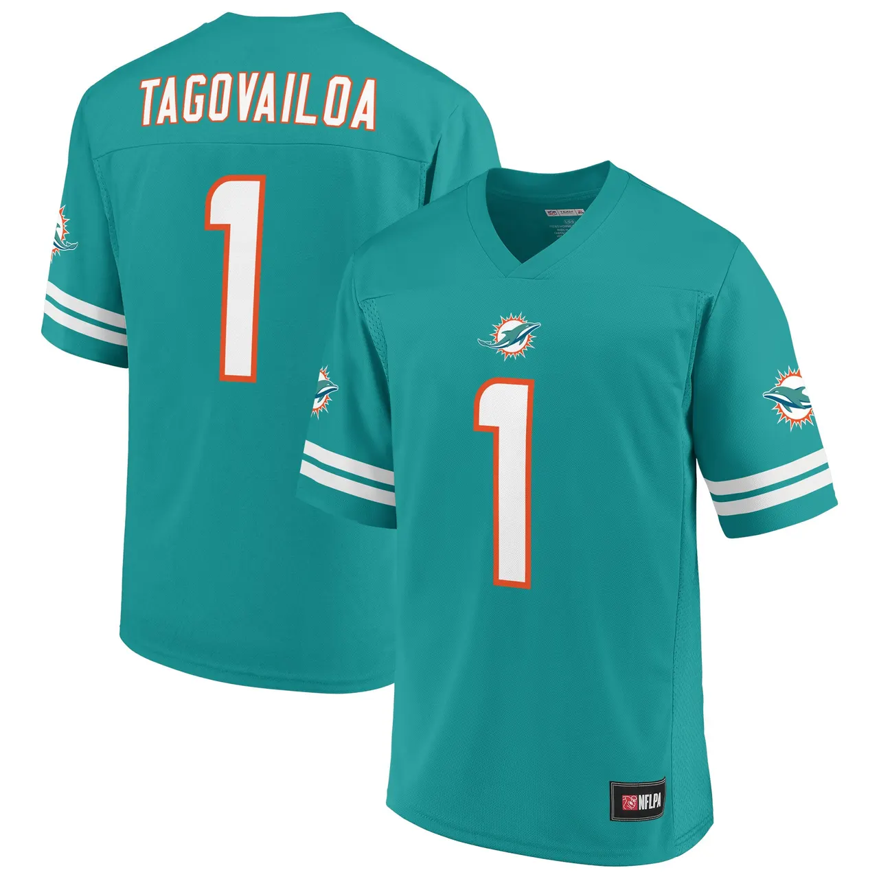 Tua Tagovailoa Miami Dolphins Fanatics Mass Player Jersey - Aqua - Image 2