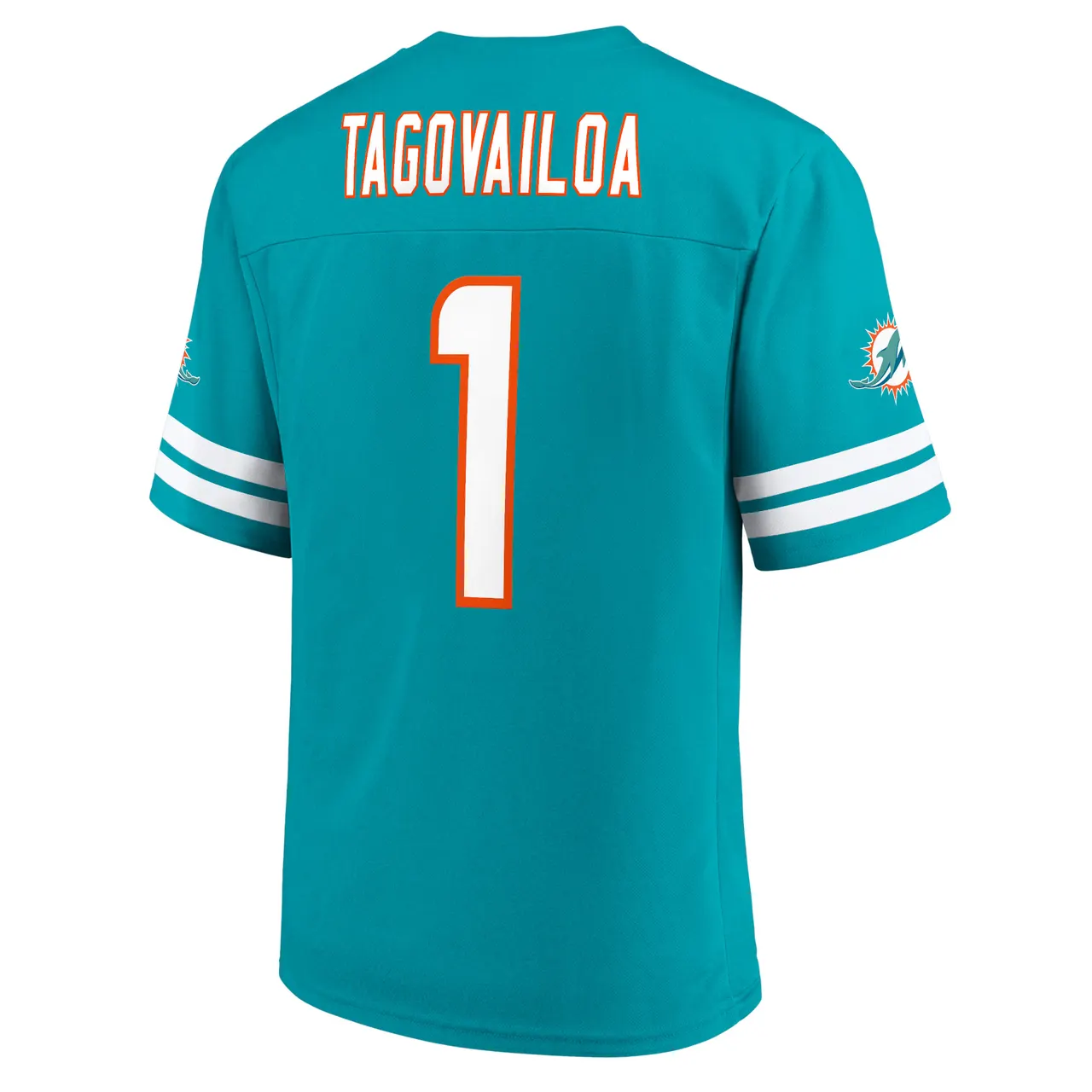 Tua Tagovailoa Miami Dolphins Fanatics Replica Player Jersey - Aqua - Image 4