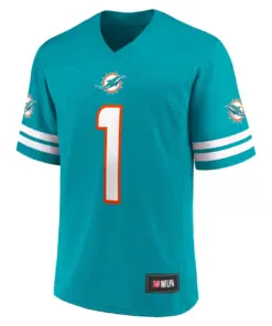 Tua Tagovailoa Miami Dolphins Fanatics Replica Player Jersey - Aqua - Image 3