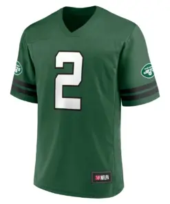 Zach Wilson New York Jets Fanatics Replica Player Jersey - Kelly Green - Image 3