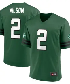 Alternative view of Zach Wilson New York Jets Fanatics Replica Player Jersey - Kelly Green
