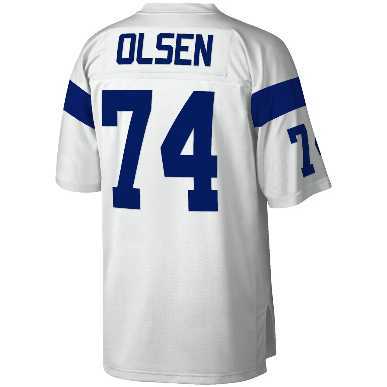 Merlin Olsen Los Angeles Rams Mitchell & Ness 1969 Legacy Replica Jersey - White - Image 4