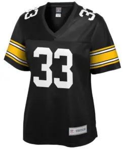 Alternative view of Merril Hoge Pittsburgh Steelers NFL Pro Line Women's Retired Player Jersey - Black