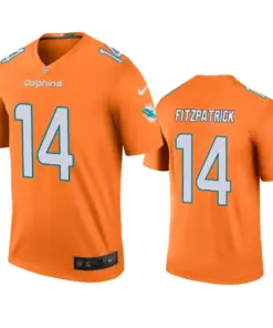 Ryan Fitzpatrick Miami Dolphins Nike Color Rush Legend Jersey - Orange