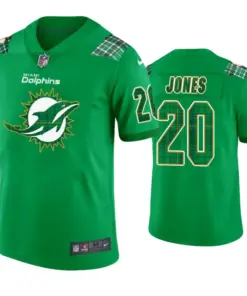 Reshad Jones Miami Dolphins Nike St. Patrick's Day Jersey - Kelly Green