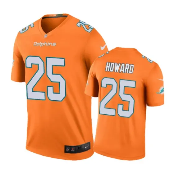 Xavien Howard Miami Dolphins Nike Color Rush Jersey - Orange