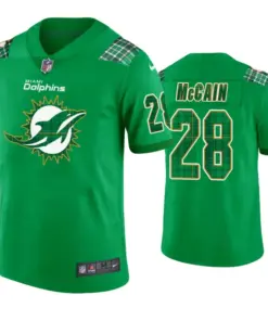 Bobby McCain Miami Dolphins Nike St. Patrick's Day Jersey - Kelly Green