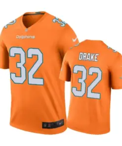 Kenyan Drake Miami Dolphins Nike Color Rush Jersey - Orange