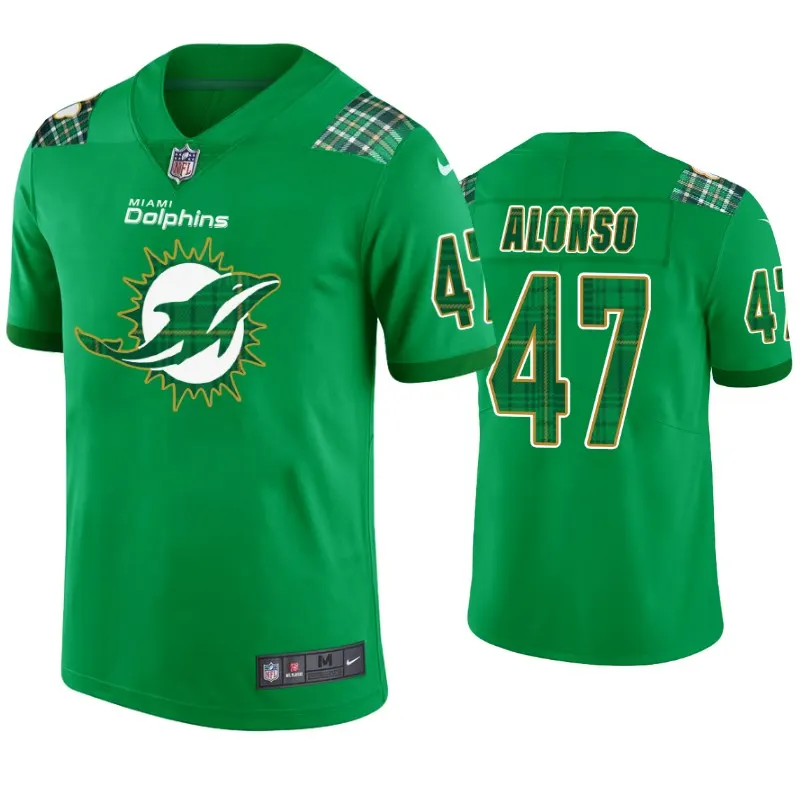 Kiko Alonso Miami Dolphins Nike St. Patrick's Day Jersey - Kelly Green