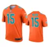 Albert Wilson Miami Dolphins Nike Inverted Legend Jersey - Orange
