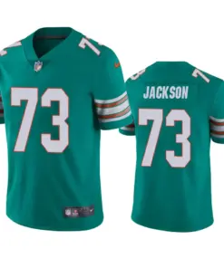 Austin Jackson Miami Dolphins Nike 2020 Alternate NFL Draft Vapor Limited Jersey - Aqua