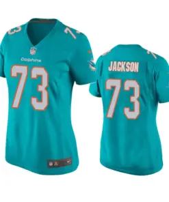Austin Jackson Miami Dolphins Nike Women's 2020 NFL Draft Game Jersey - Aqua