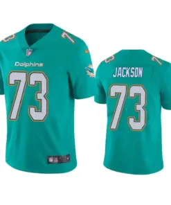 Austin Jackson Miami Dolphins Nike 2020 NFL Draft Vapor Limited Jersey - Aqua