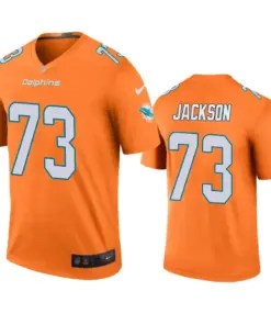 Austin Jackson Miami Dolphins Nike Color Rush Legend Jersey - Orange
