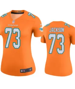 Austin Jackson Miami Dolphins Nike Women's Color Rush Legend Jersey - Orange