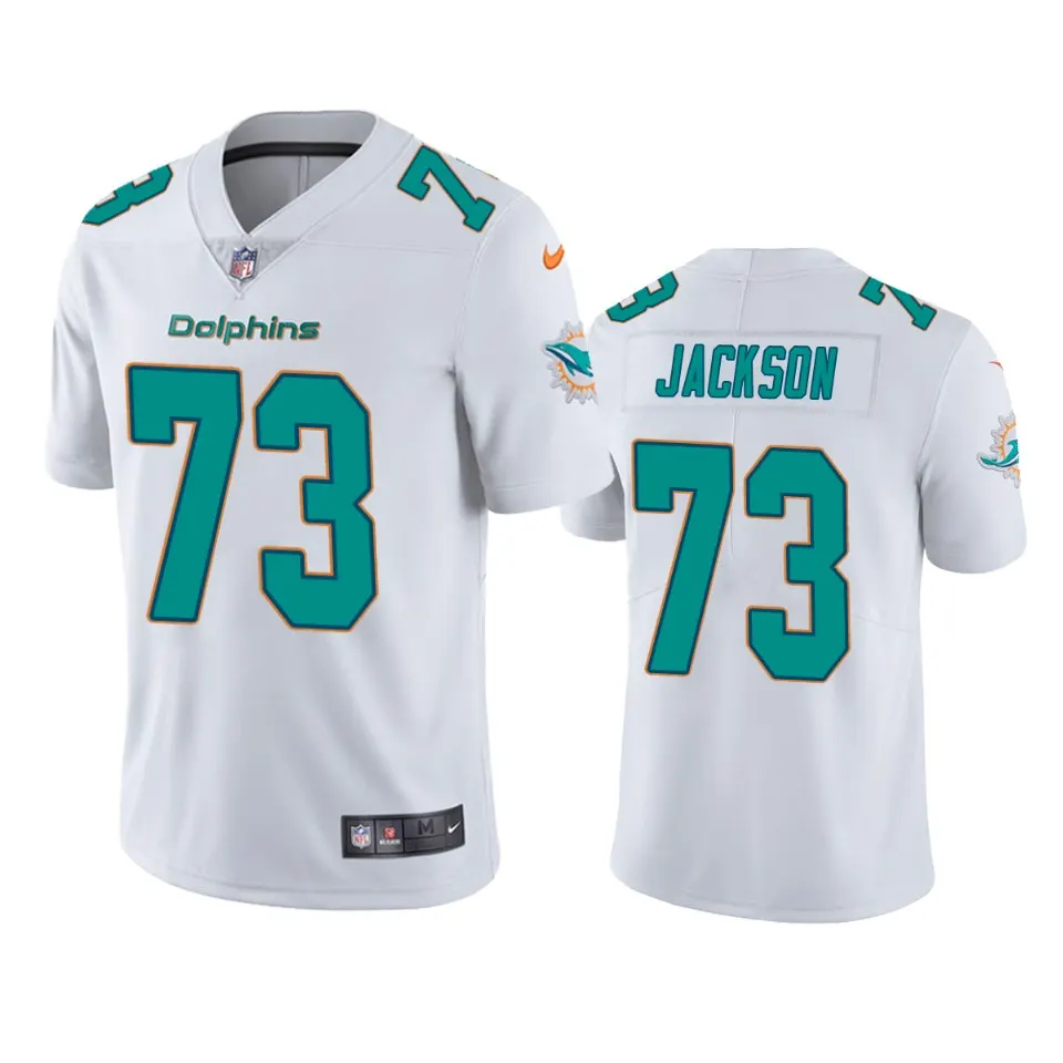 Austin Jackson Miami Dolphins Nike 2020 NFL Draft Vapor Limited Jersey - White