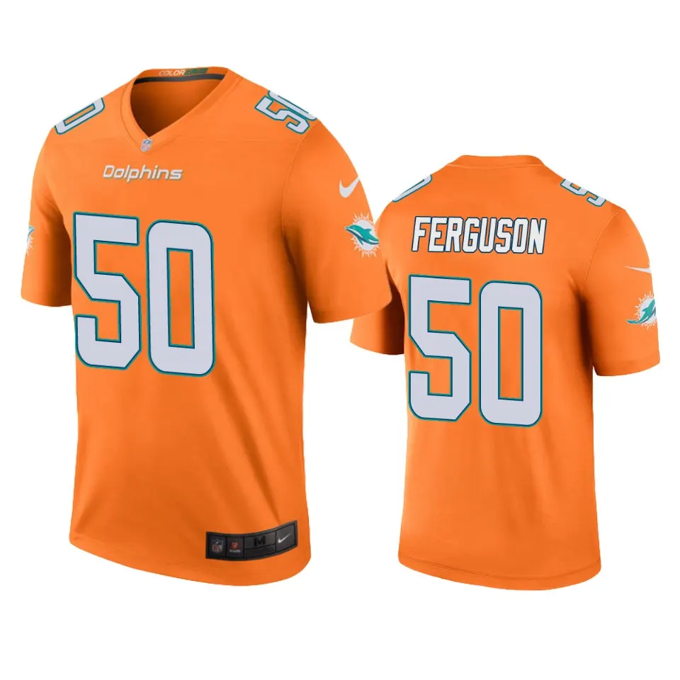 Blake Ferguson Miami Dolphins Nike Color Rush Legend Jersey - Orange
