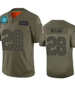 Bobby McCain Miami Dolphins Nike 2019 Salute to Service Limited Jersey - Olive