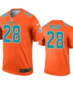 Bobby McCain Miami Dolphins Nike Inverted Legend Jersey - Orange