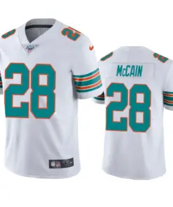 Bobby McCain Miami Dolphins Nike 100th Season Vapor Limited Jersey - White