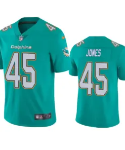 Brandon Jones Miami Dolphins Nike Vapor Untouchable Limited Jersey - Aqua