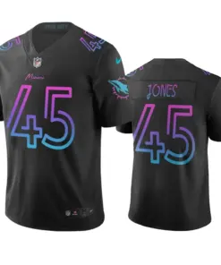 Brandon Jones Miami Dolphins Nike City Edition Vapor Limited Jersey - Black