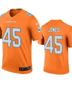 Brandon Jones Miami Dolphins Nike Color Rush Legend Jersey - Orange