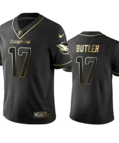 Brice Butler Miami Dolphins Nike 2019 Golden Edition Vapor Limited Jersey - Black
