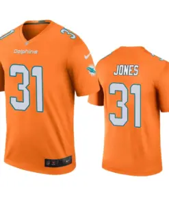 Byron Jones Miami Dolphins Nike Color Rush Legend Jersey - Orange