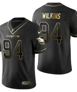 Christian Wilkins Miami Dolphins Nike 2019 Golden Edition Vapor Limited Jersey - Black