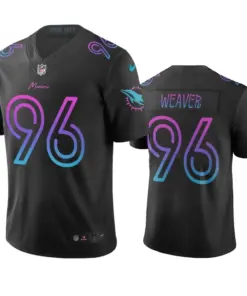 Curtis Weaver Miami Dolphins Nike City Edition Vapor Limited Jersey - Black
