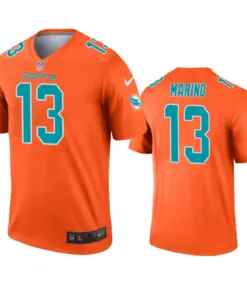 Dan Marino Miami Dolphins Nike Inverted Legend Jersey - Orange