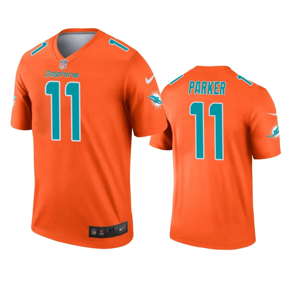 DeVante Parker Miami Dolphins Nike Inverted Legend Jersey - Orange