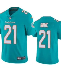 Eric Rowe Miami Dolphins Nike Vapor Limited Jersey - Aqua