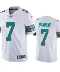 Jason Sanders Miami Dolphins Nike 100th Season Vapor Limited Jersey - White