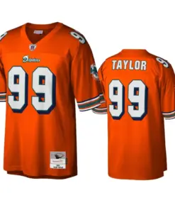 Jason Taylor Miami Dolphins Mitchell & Ness Legacy Replica Jersey - Orange