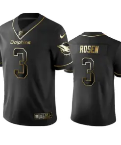 Josh Rosen Miami Dolphins Nike 2019 Golden Edition Vapor Limited Jersey - Anthracite