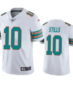 Kenny Stills Miami Dolphins Nike 100th Season Vapor Limited Jersey - White