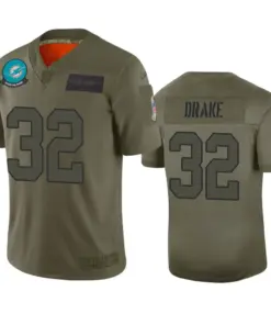 Kenyan Drake Miami Dolphins Nike 2019 Salute to Service Limited Jersey - Olive