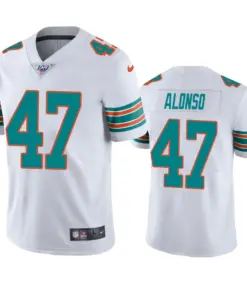 Kiko Alonso Miami Dolphins Nike 100th Season Vapor Limited Jersey - White