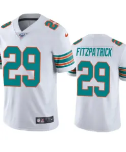 Minkah Fitzpatrick Miami Dolphins Nike 100th Season Vapor Limited Jersey - White