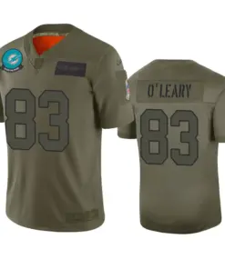 Nick O'Leary Miami Dolphins Nike 2019 Salute to Service Limited Jersey - Olive